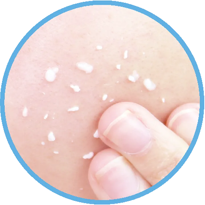 瞬時につるすべ肌実感