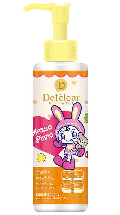 ＤＥＴクリア ブライト＆ピール ピーリングジェリー＜ミックスフルーツの香り＞メゾピアノデザイン