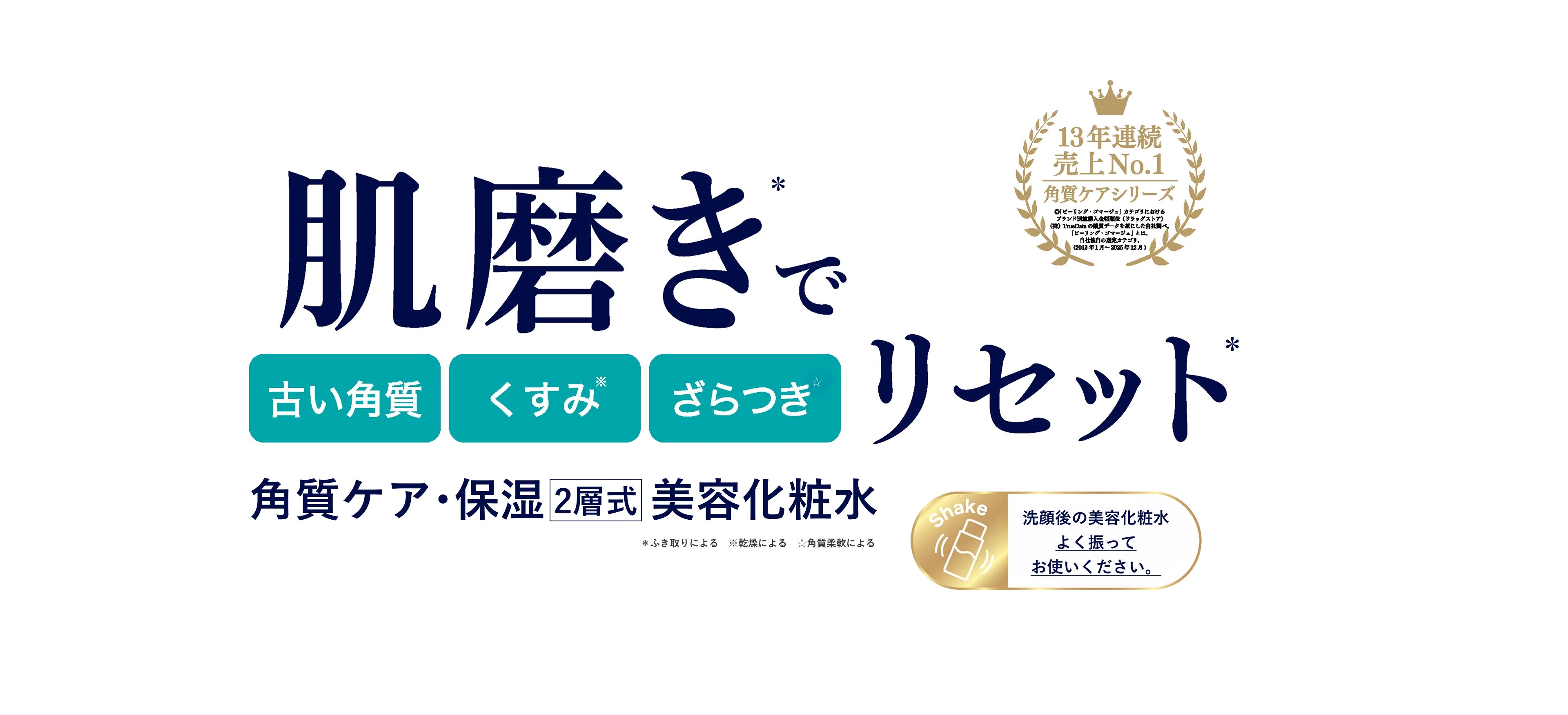 DETクリア ブライト＆ピール 肌磨きリセットローション