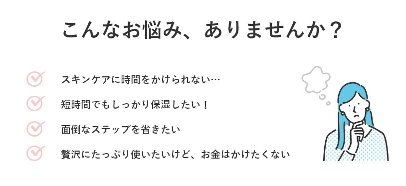 ヒアルモイスト　こんな悩みありませんか？