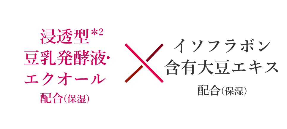 浸透型豆乳発酵液エクオール、イソフラボン含有大豆エキス