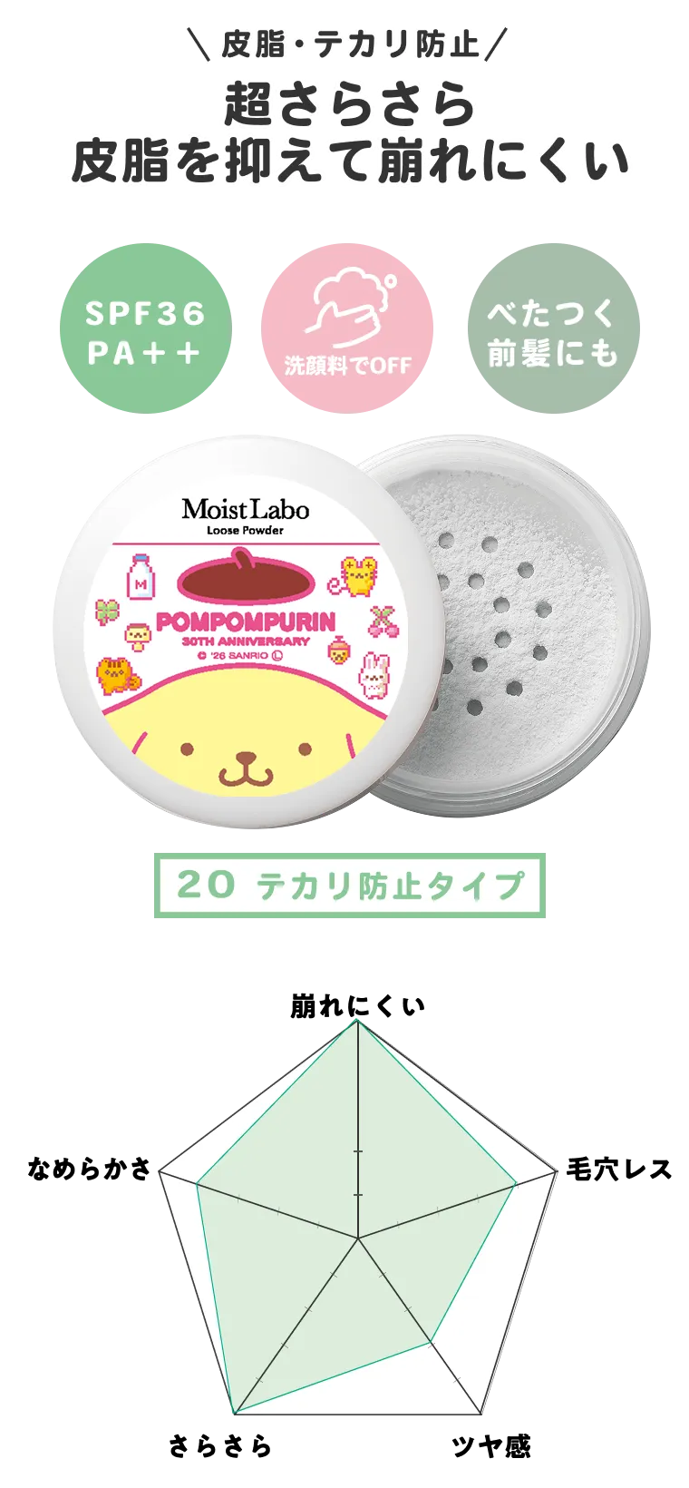 20 テカリ防止タイプ
