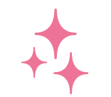 キラキラしたアイコン