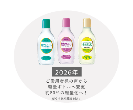2026年ご愛用者様の声から軽量ボトルへ変更約80％の軽量化
