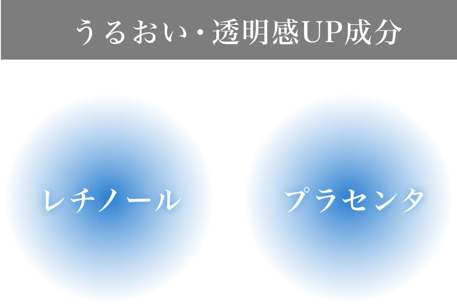 うるおい・透明感UP成分